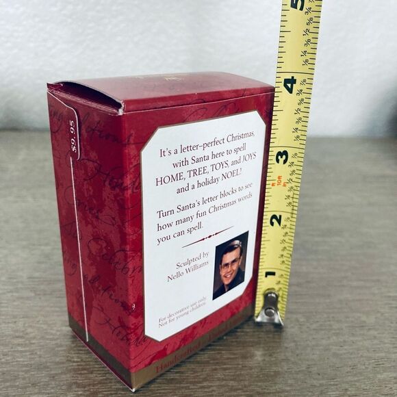 Hallmark Vintage Spellin’ Santa Christmas Ornament 1999 - Picture 2 of 2